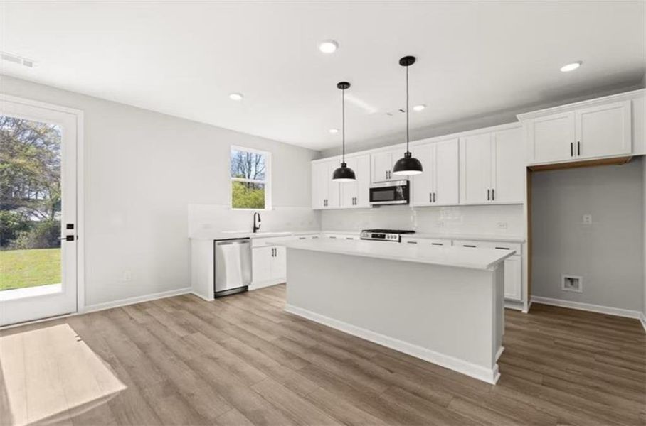 Furnished interior view inside a new home in Cedar Farms, Winder (Image 3).