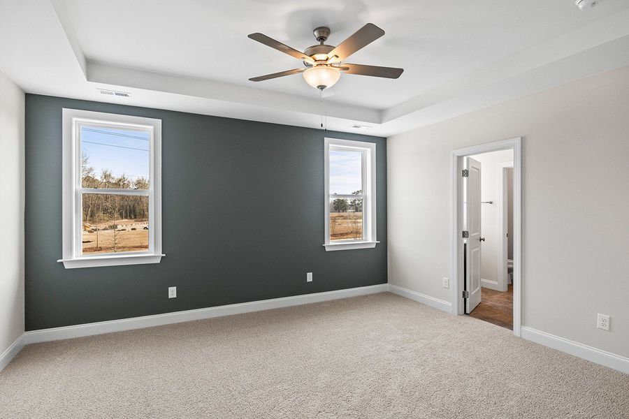 Representative unfurnished interior of a home built from the The Whitley by RobuckHomes in Kennebec Crossing, Angier (Image 18).