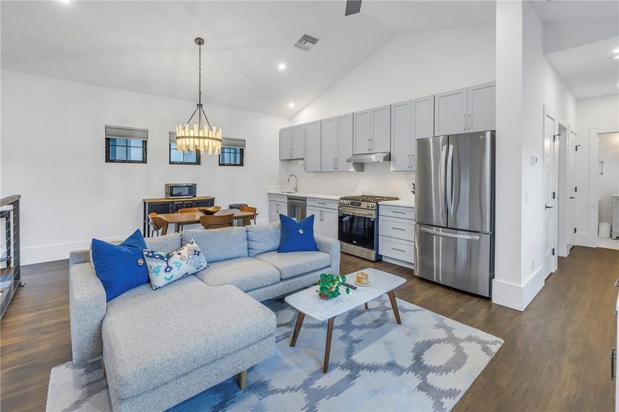 Furnished interior view inside a new home in , St. Petersburg (Image 72).