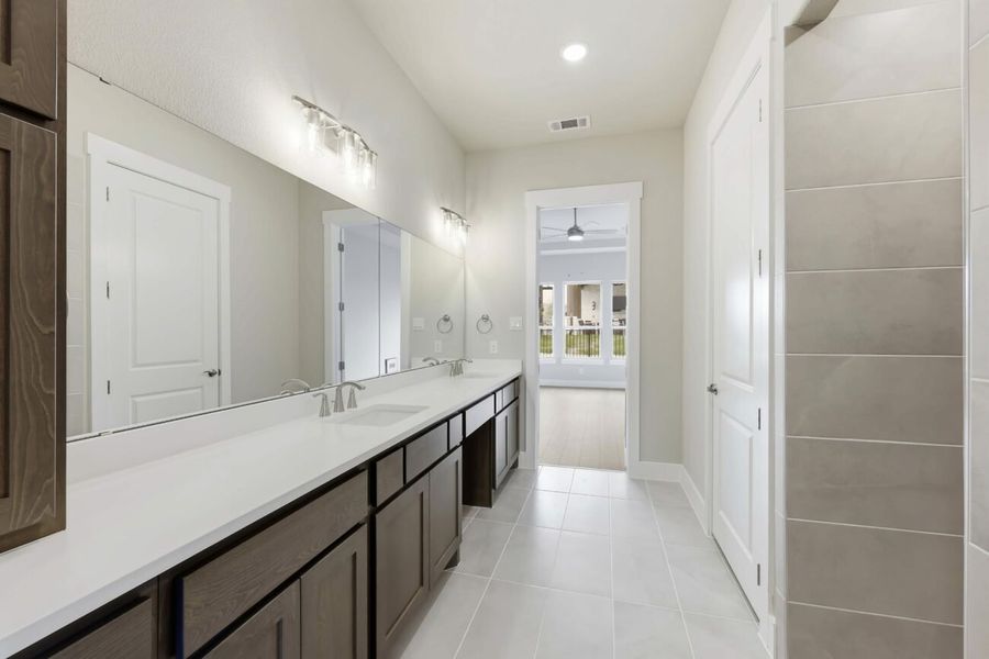 Furnished interior view inside a new home in Ladera Little Elm, Little Elm (Image 16). Furnished interior view inside a new home in Ladera Little Elm, Little Elm (Image 16).