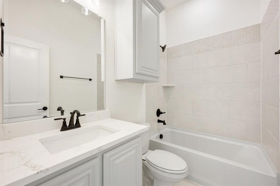 Furnished interior view inside a new home in Villages of Hurricane Creek, Anna (Image 7).