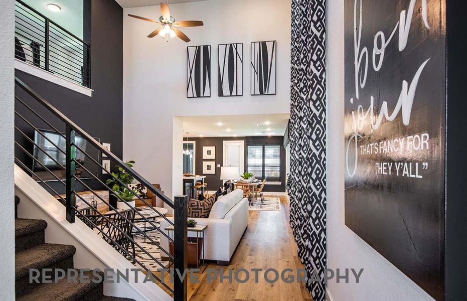 Furnished interior view inside a new home in Goodland, Midlothian (Image 11).