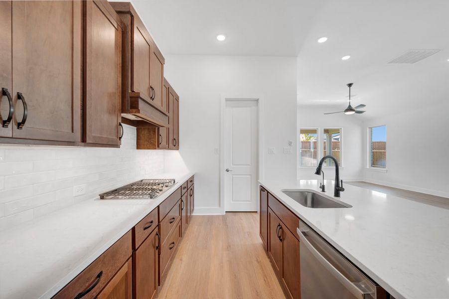 Furnished interior view inside a new home in LaPrelle, Haslet (Image 7).