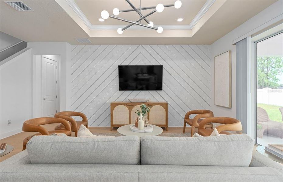Furnished interior view inside a new home in Hartford Terrace, Davenport (Image 12). Furnished interior view inside a new home in Hartford Terrace, Davenport (Image 12).