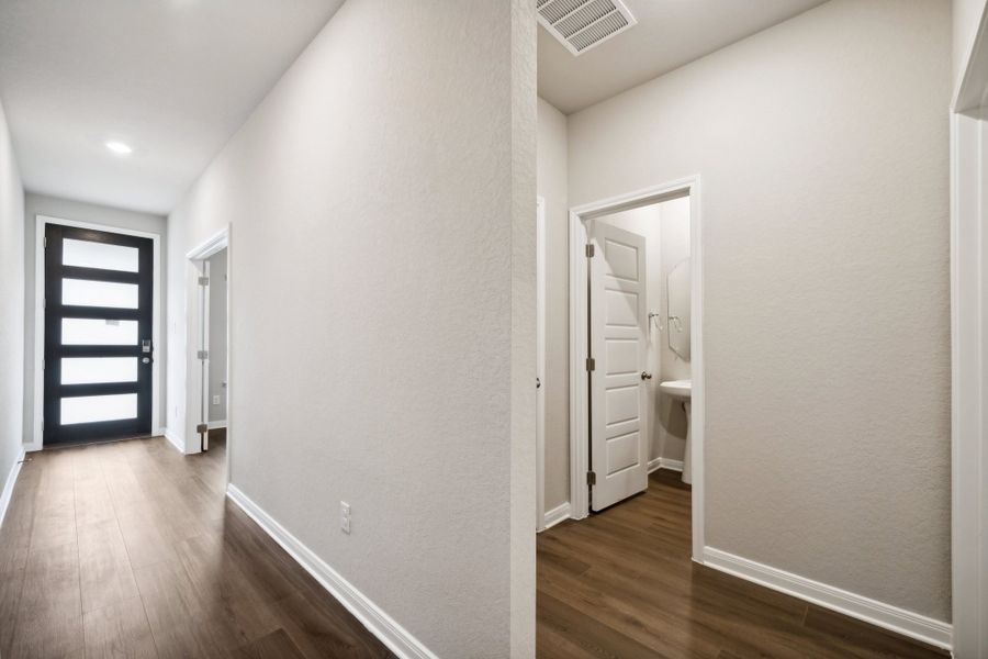 Entry in the Reynolds floorplan at a Meritage Homes community.