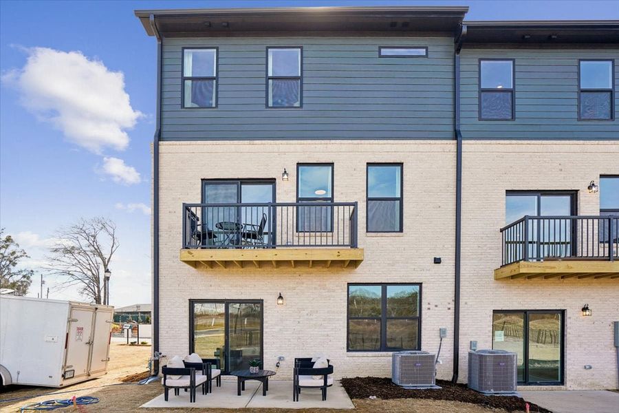 Representative exterior details of a home built from the Pamlico by Caruso Homes in Midtown Rows, Fuquay Varina (Image 3). Representative exterior details of a home built from the Pamlico by Caruso Homes in Midtown Rows, Fuquay Varina (Image 3).