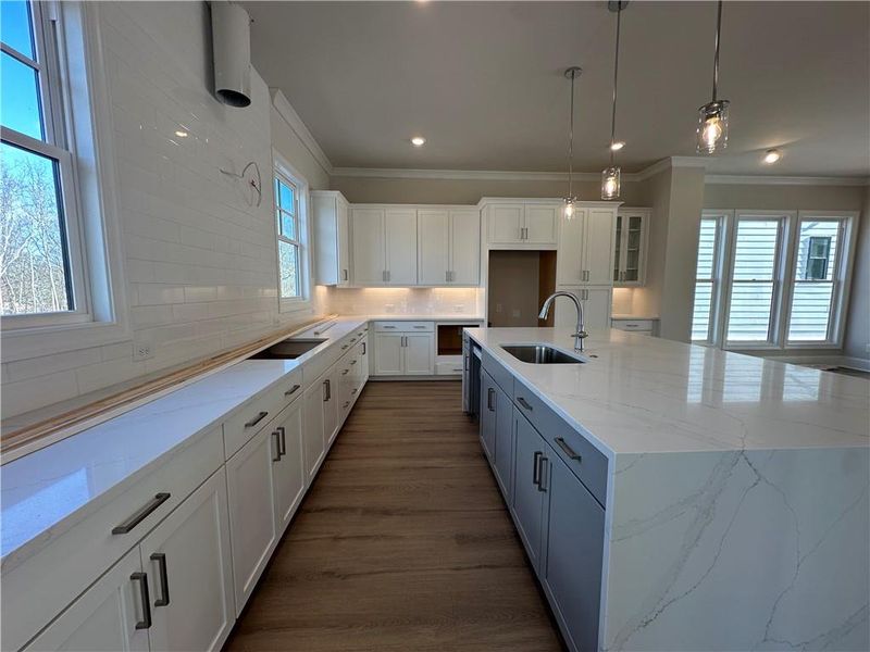 Furnished interior view inside a new home in Waterside Single Family, Peachtree Corners (Image 11).