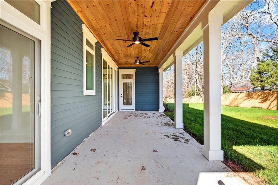 Exterior details and patio area of a home in , Clarkston (Image 24).