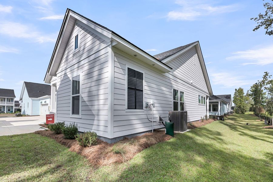 Exterior details and patio area of a home in , Summerville (Image 17). Exterior details and patio area of a home in , Summerville (Image 17).
