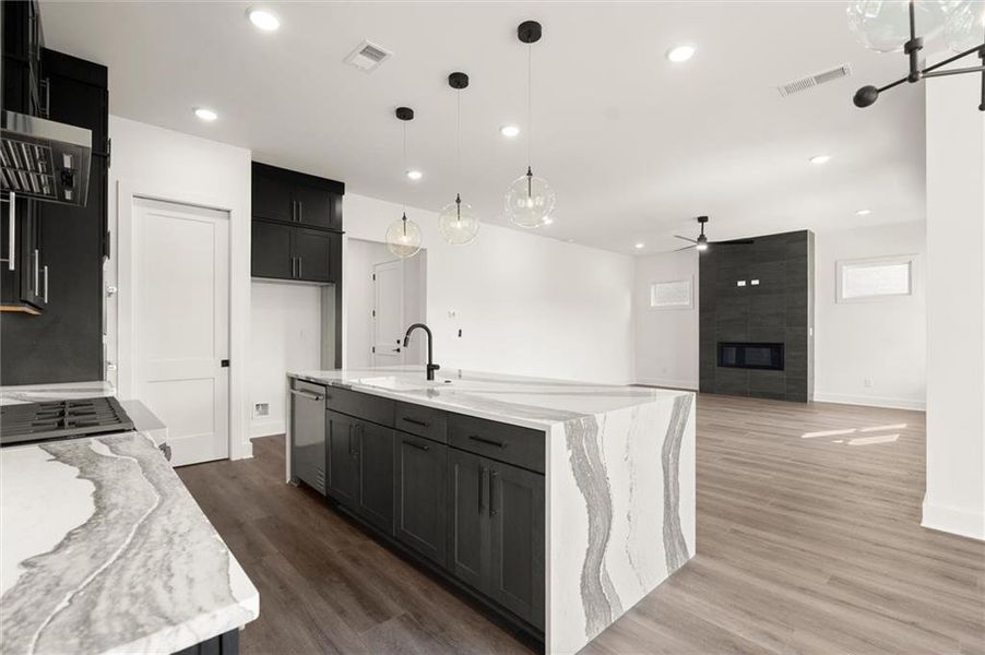 Furnished interior view inside a new home in , Alpharetta (Image 8).