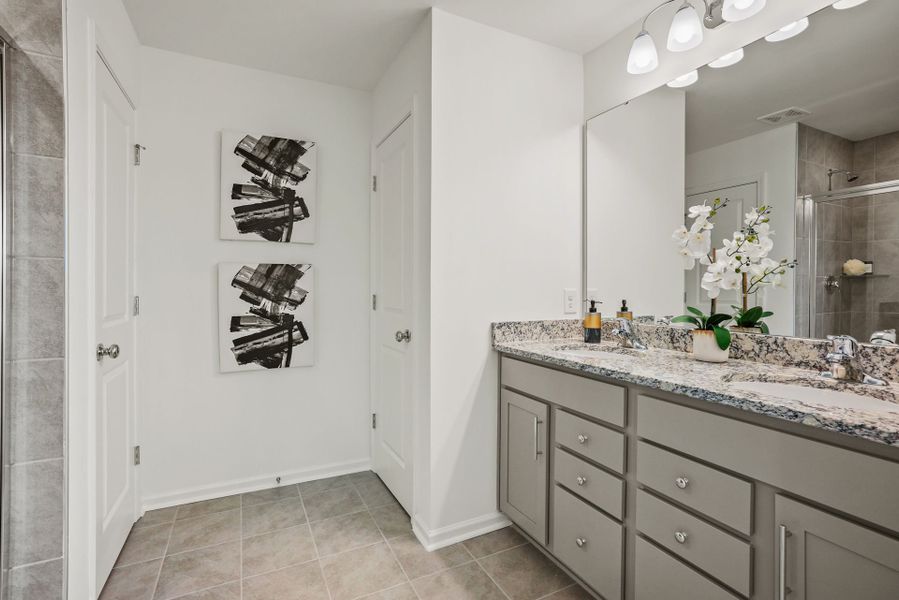 Representative furnished interior of a home built from the Aspire by Pulte Homes in Stewarts Landing, Charlotte (Image 37).