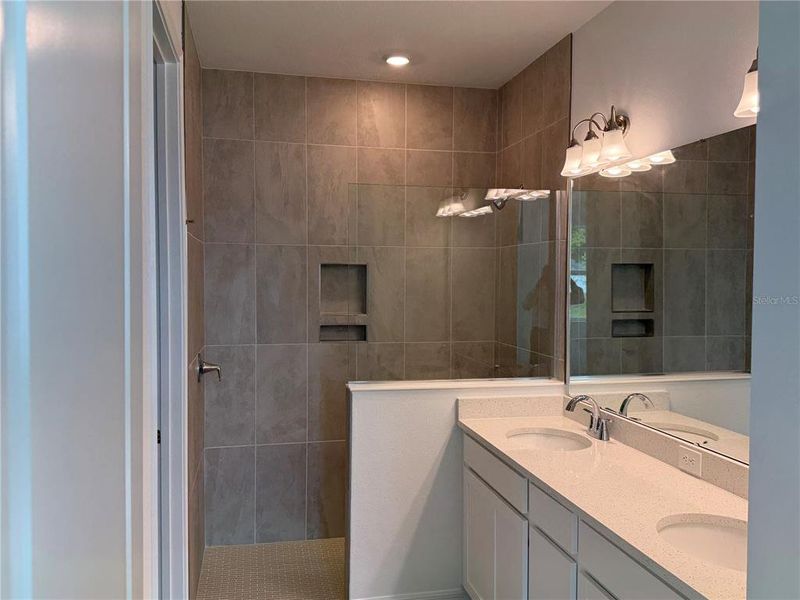 Furnished interior view inside a new home in Fairway Pointe - 55+ Villa Community, Sun City Center (Image 4).