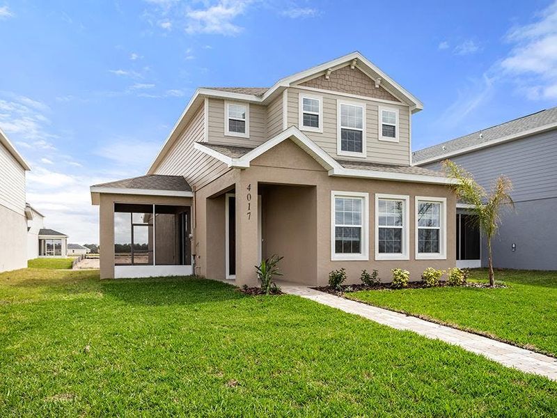 Multiple exterior elevations are available - Aria bungalow by Highland Homes