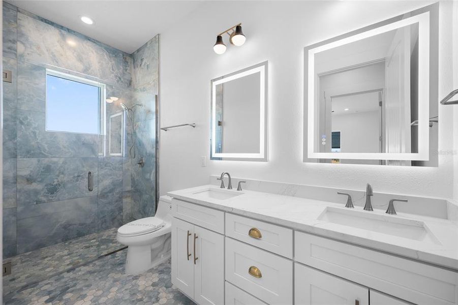 Furnished interior view inside a new home in , Treasure Island (Image 10).