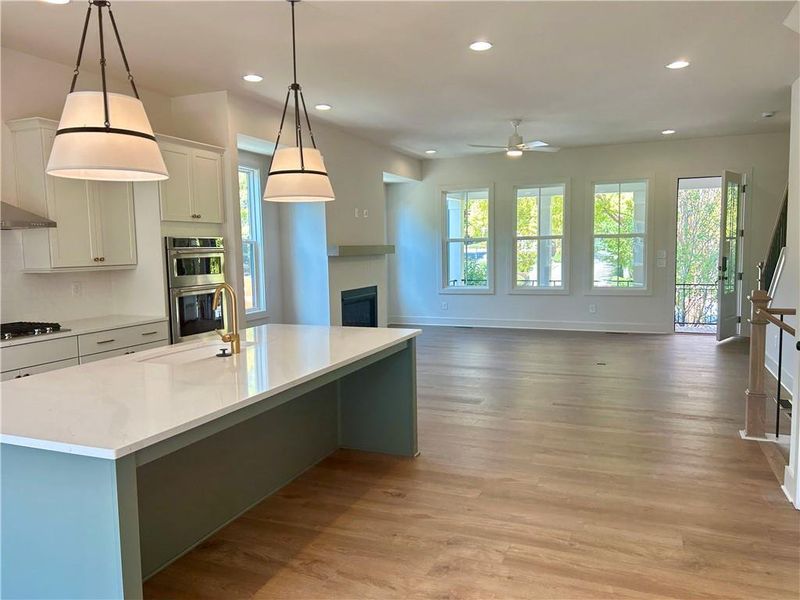 Furnished interior view inside a new home in , Atlanta (Image 3).