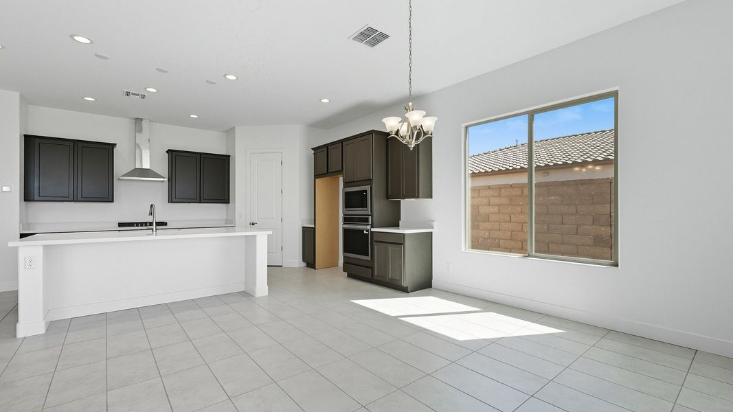 Furnished interior view inside a new home in Hacienda at Estrella, Goodyear (Image 19).