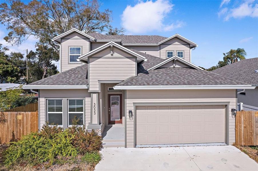 Front exterior of a new home in , St. Petersburg, FL, highlighting curb appeal (Image 2).