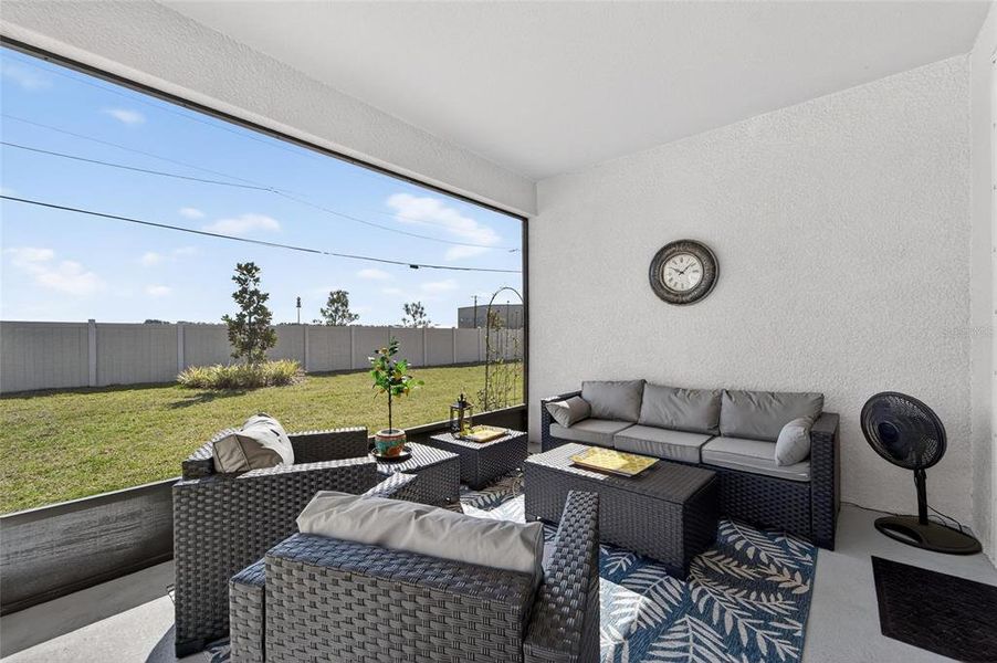 Exterior details and patio area of a home in Southshore Bay Active Adult, Wimauma (Image 37).
