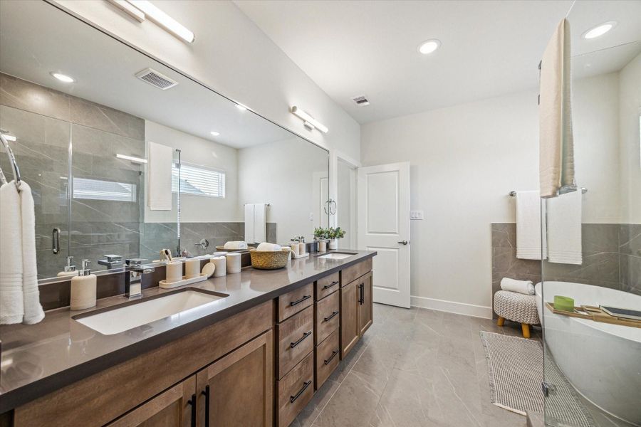 Representative photo showing community model home interior. Layout and selections may vary.