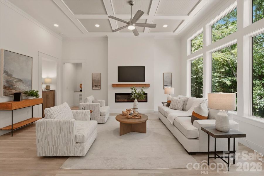 Furnished interior view inside a new home in , Monroe (Image 11).