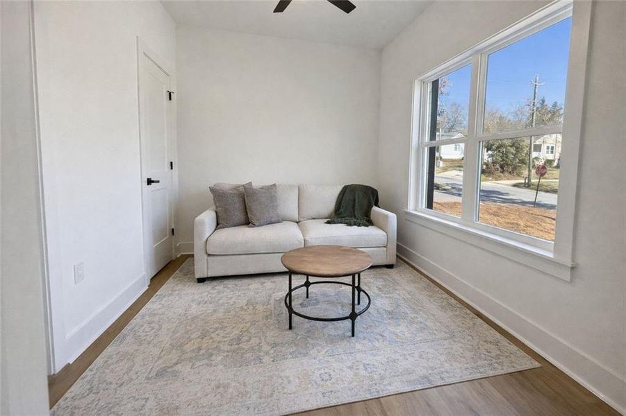 Furnished interior view inside a new home in , Atlanta (Image 11). Furnished interior view inside a new home in , Atlanta (Image 11).