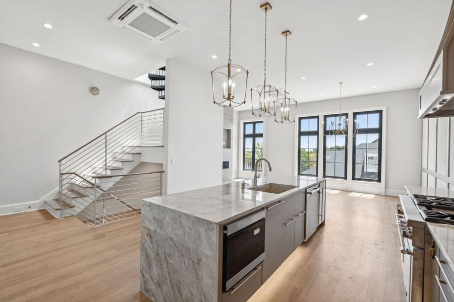 Furnished interior view inside a new home in , Charleston (Image 12).
