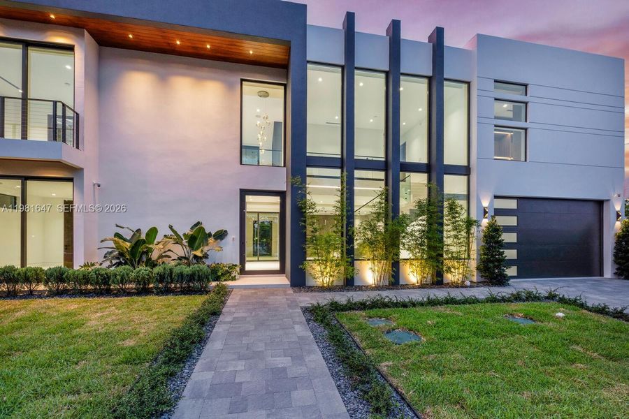 Front exterior of a new home in , Miami, FL, highlighting curb appeal (Image 33).