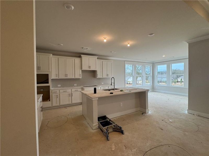 In-progress construction of a new home in Rosewood Lake Preserve, Hoschton, GA (Image 16).