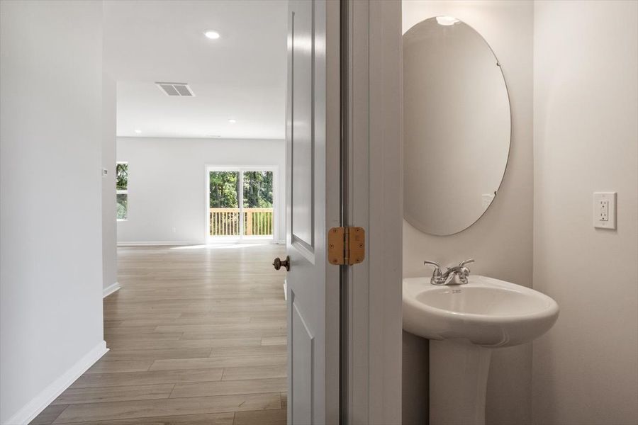 Furnished interior view inside a new home in Cambridge Reserve, Angier (Image 6).