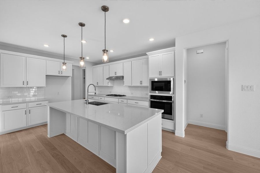 Furnished interior view inside a new home in Cross Creek Meadows, Celina (Image 7).