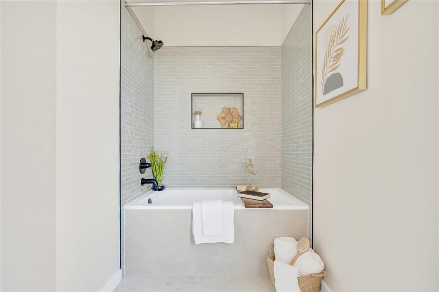 Furnished interior view inside a new home in , Austin (Image 31).