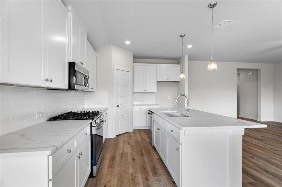 Furnished interior view inside a new home in The Gables At Tioga, Tioga (Image 16). Furnished interior view inside a new home in The Gables At Tioga, Tioga (Image 16).