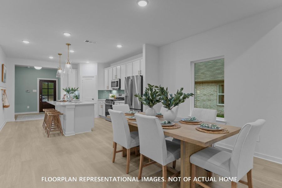 Furnished interior view inside a new home in Sorella, Tomball (Image 15).