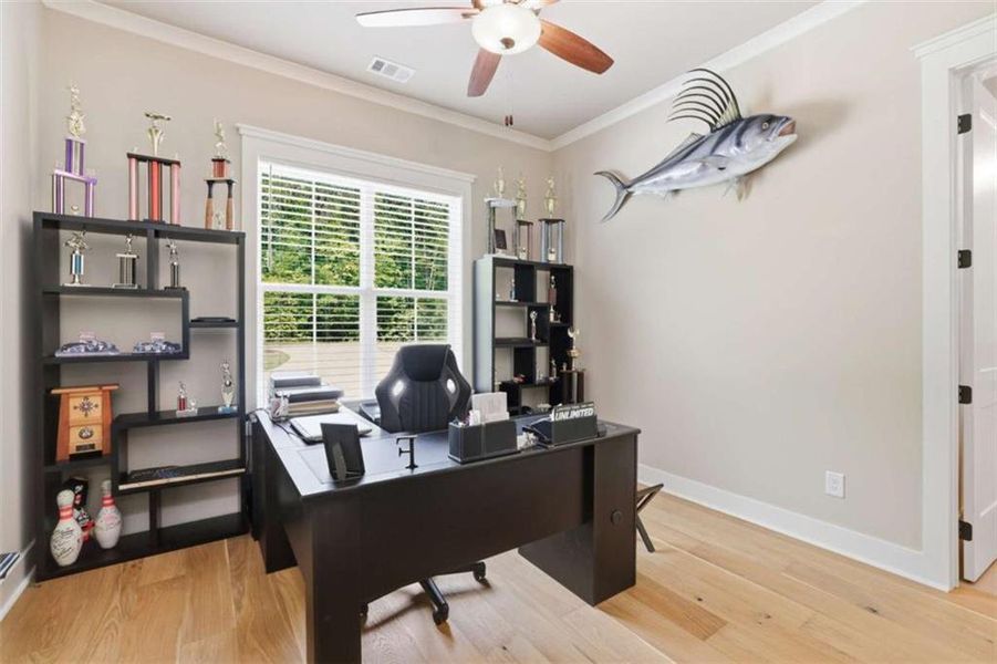 Furnished interior view inside a new home in , Clarkesville (Image 38).