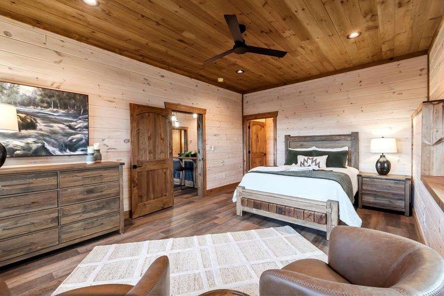 Furnished interior view inside a new home in , Blue Ridge (Image 35). Furnished interior view inside a new home in , Blue Ridge (Image 35).