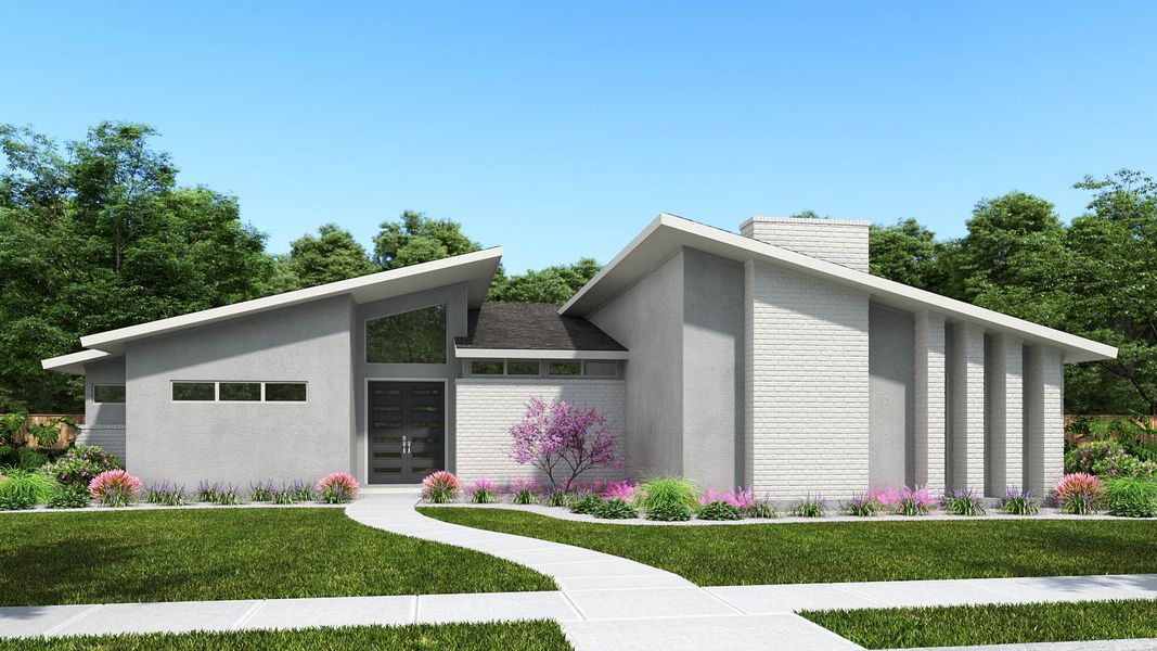 Representative exterior photo of a completed home built from the 3850A by Perry Homes in Vintage Oaks, New Braunfels, TX (Image 4). Representative exterior photo of a completed home built from the 3850A by Perry Homes in Vintage Oaks, New Braunfels, TX (Image 4).