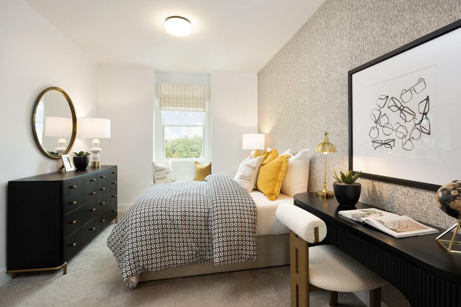 Furnished interior view inside a new home in Novel, Austin (Image 6).