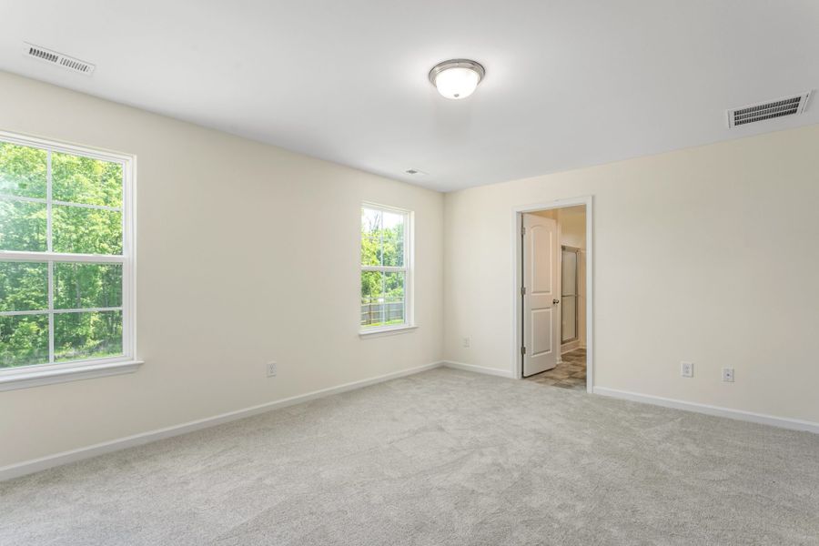 Representative unfurnished interior of a home built from the Vermont by Keystone Homes NC in The Wilcox, Greensboro (Image 32).