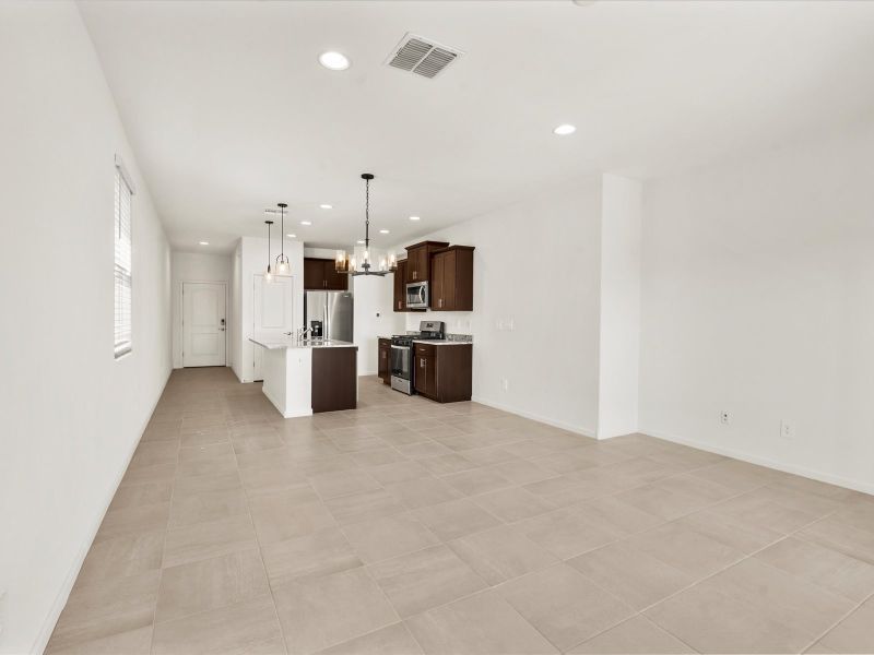 Spacious, unfurnished interior of a new home in Las Patrias at Star Valley Phase III - Signature Series, Tucson (Image 12). Spacious, unfurnished interior of a new home in Las Patrias at Star Valley Phase III - Signature Series, Tucson (Image 12).