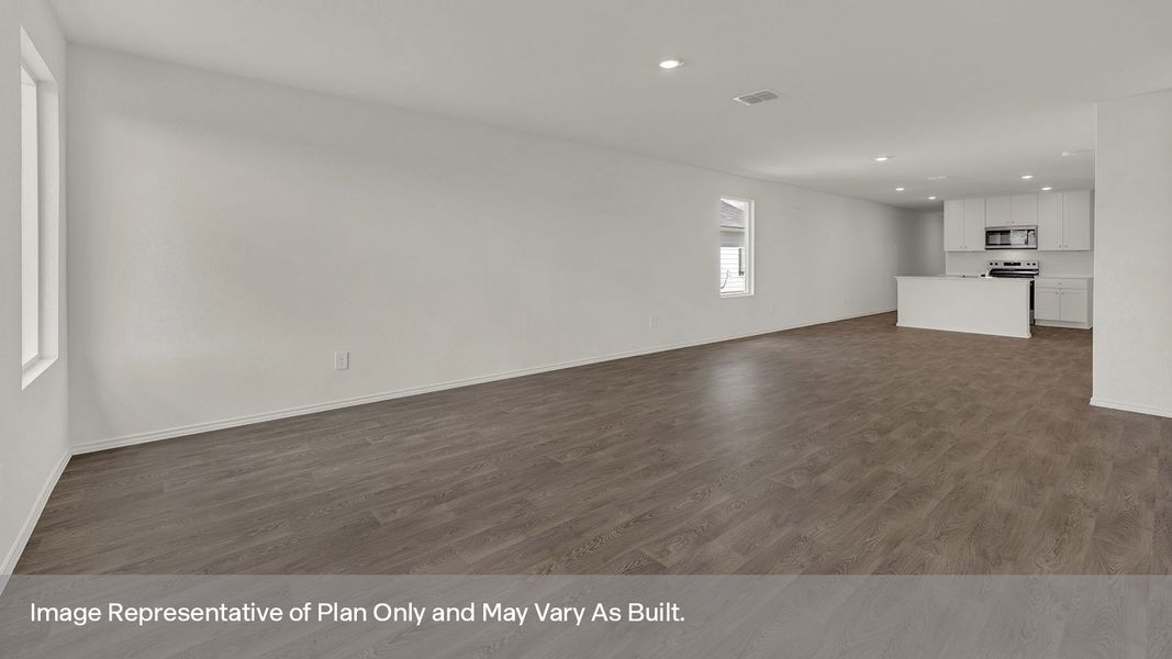 Representative unfurnished interior of a home built from the The Caprock by D.R. Horton in Lantana, Lockhart (Image 21). Representative unfurnished interior of a home built from the The Caprock by D.R. Horton in Lantana, Lockhart (Image 21).