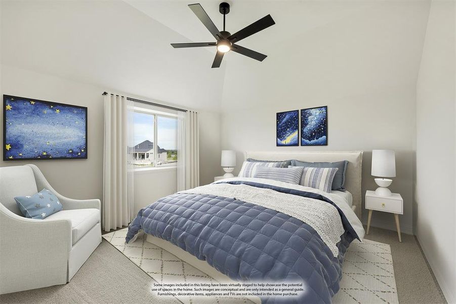 Furnished interior view inside a new home in Painted Tree Woodland District 50, McKinney (Image 17). Furnished interior view inside a new home in Painted Tree Woodland District 50, McKinney (Image 17).