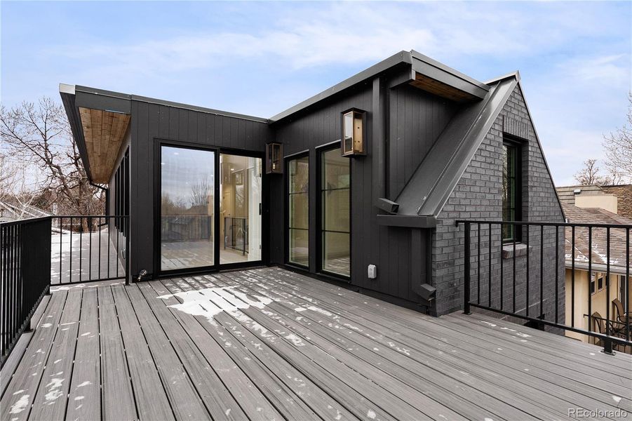 Exterior details and patio area of a home in , Denver (Image 3). Exterior details and patio area of a home in , Denver (Image 3).