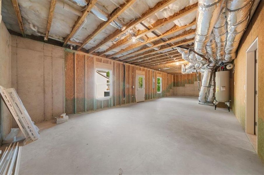 In-progress construction of a new home in , Gainesville, GA (Image 45).