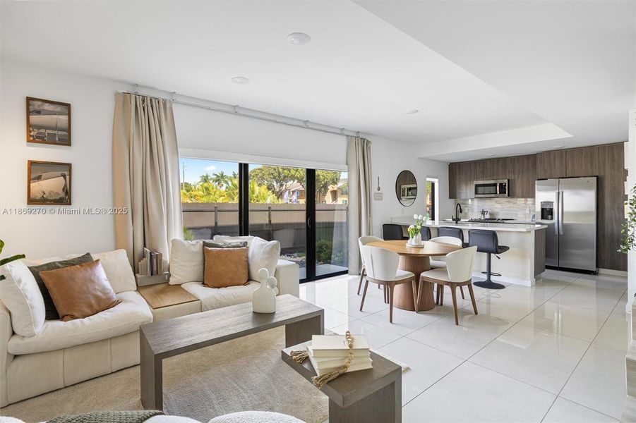 Furnished interior view inside a new home in , Florida City (Image 5).
