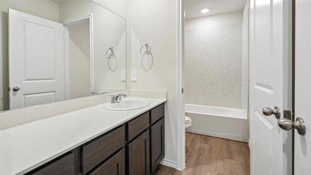 Furnished interior view inside a new home in Frontier Pointe, Princeton (Image 6).