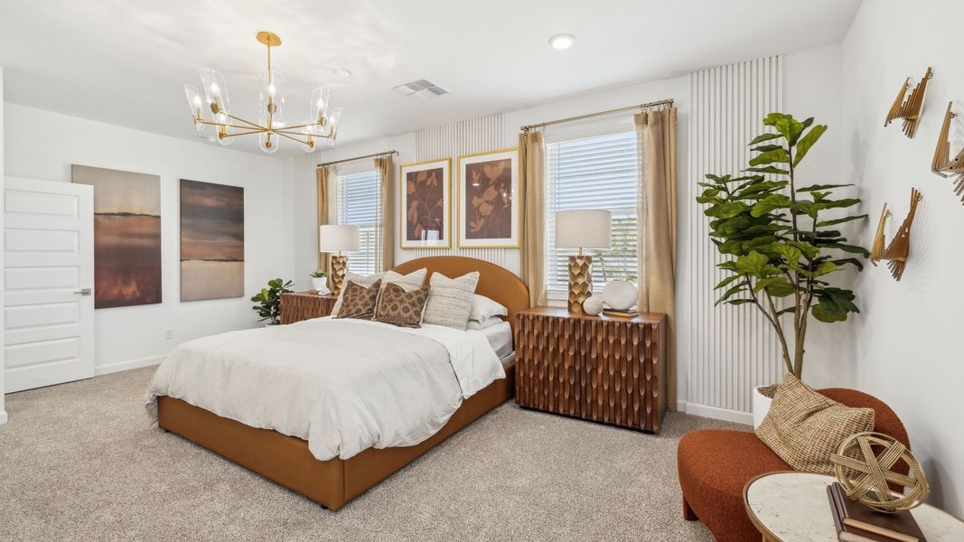 Furnished interior view inside a new home in Remington, Buckeye (Image 15).