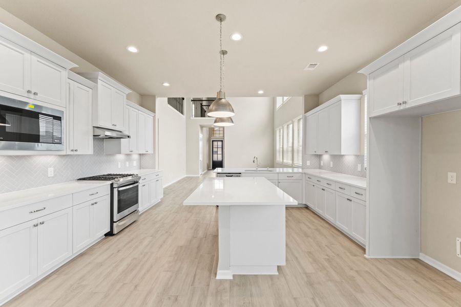 Furnished interior view inside a new home in The Woodlands Hills, Willis (Image 9). Furnished interior view inside a new home in The Woodlands Hills, Willis (Image 9).