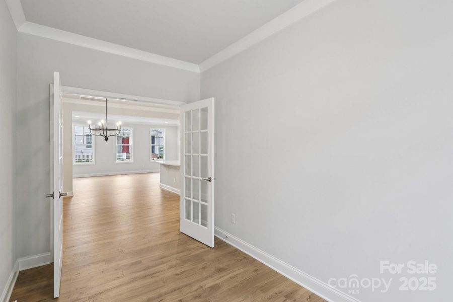 Spacious, unfurnished interior of a new home in Walk23, Huntersville (Image 32).