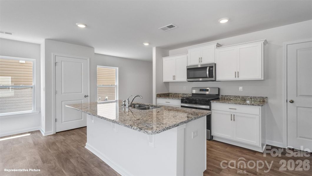 Furnished interior view inside a new home in The Hamptons at Hickory, Hickory (Image 6).