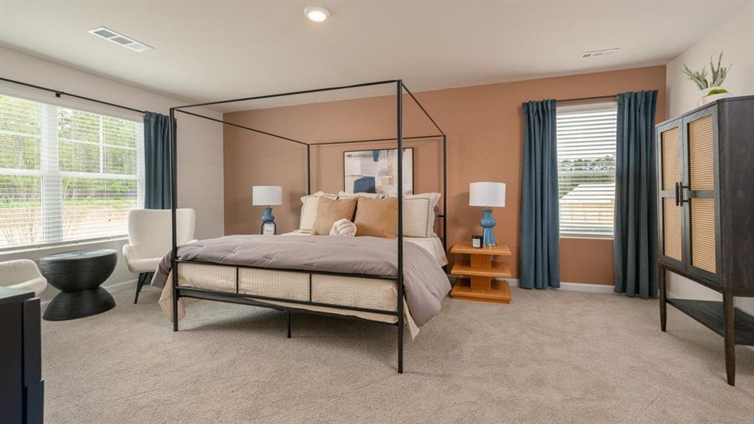 Furnished interior view inside a new home in Rosewood Farms, Acworth (Image 10). Furnished interior view inside a new home in Rosewood Farms, Acworth (Image 10).